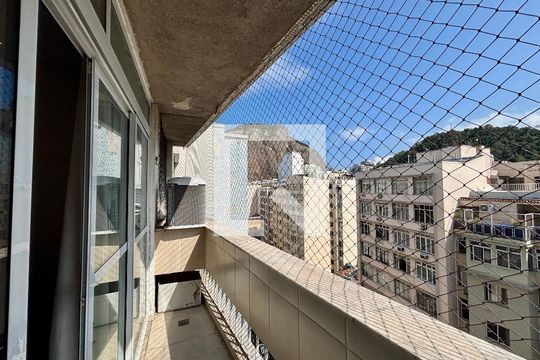Varanda da Sala 1 de apartamento à venda com 4 quartos, 144m² em Copacabana, Rio de Janeiro