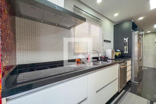 Cozinha de apartamento à venda com 3 quartos, 147m² em Centro, São Bernardo do Campo
