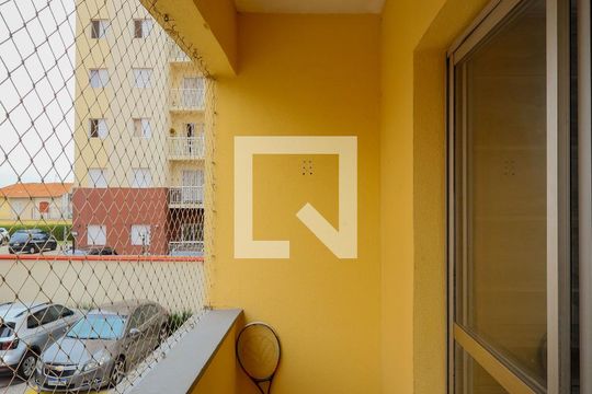 Varanda Sala de apartamento para alugar com 2 quartos, 52m² em Jardim Ubirajara, São Paulo