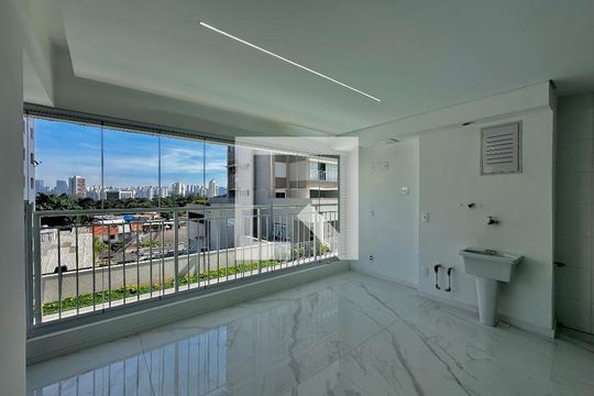 Sala de apartamento à venda com 1 quarto, 92m² em Santo Amaro, São Paulo