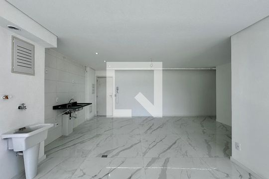 Sala de apartamento à venda com 1 quarto, 92m² em Santo Amaro, São Paulo