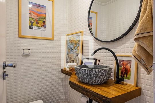 Lavabo da Sala 1 de apartamento à venda com 3 quartos, 306m² em Sumaré, São Paulo