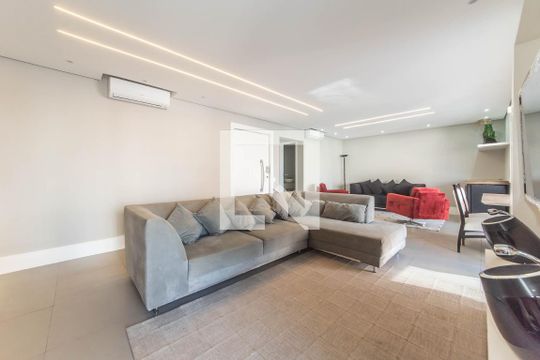 Sala de apartamento para alugar com 3 quartos, 146m² em Brooklin, São Paulo