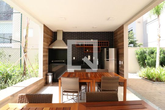 Área comum - Churrasqueira de apartamento à venda com 3 quartos, 62m² em Parque Sao Domingos, São Paulo