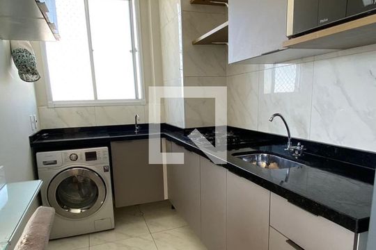 Cozinha de apartamento para alugar com 2 quartos, 34m² em Brasilândia, São Paulo