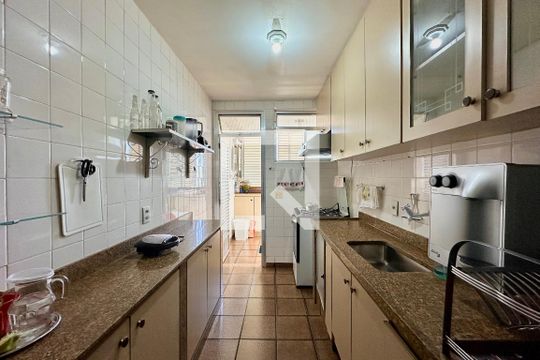 Cozinha de apartamento à venda com 3 quartos, 135m² em Botafogo, Rio de Janeiro