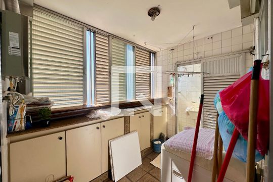 Área de Serviço de apartamento à venda com 3 quartos, 135m² em Botafogo, Rio de Janeiro