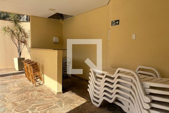Área festa de apartamento para alugar com 1 quarto, 38m² em J. Santana, Ribeirão Preto