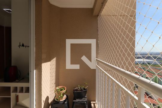 Sacada da Sala de apartamento à venda com 2 quartos, 51m² em Utinga, Santo André