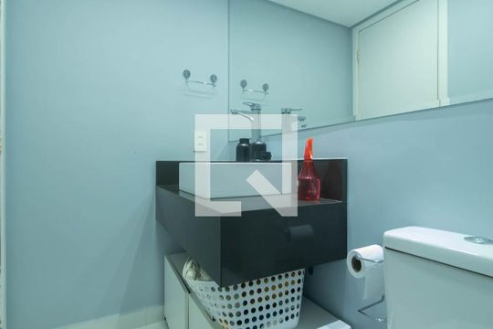 Banheiro da Suíte de apartamento à venda com 3 quartos, 85m² em Parque Jabaquara, São Paulo