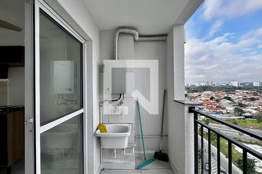 Sacada de apartamento para alugar com 2 quartos, 36m² em Jardim Caravelas, São Paulo