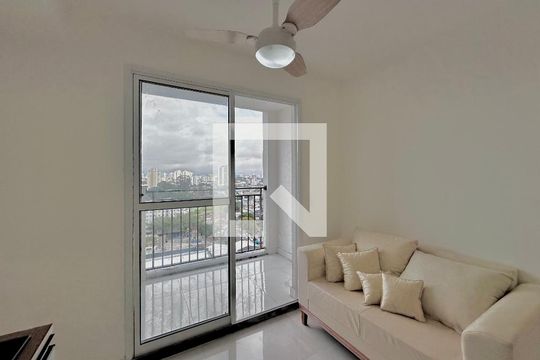 Sala de apartamento para alugar com 2 quartos, 36m² em Jardim Caravelas, São Paulo