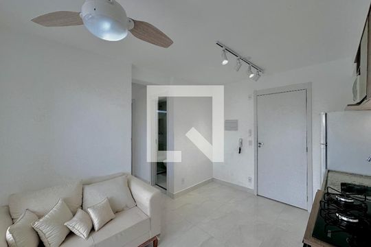 Sala de apartamento para alugar com 2 quartos, 36m² em Jardim Caravelas, São Paulo