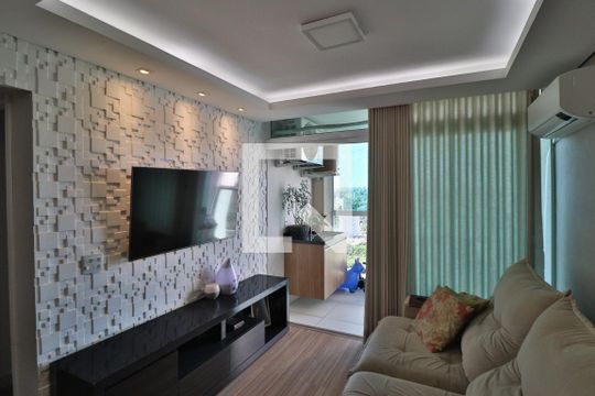 Sala de apartamento para alugar com 2 quartos, 70m² em Tubalina, Uberlândia