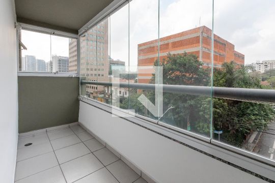Varanda da Sala de apartamento para alugar com 2 quartos, 76m² em Chácara Santo Antônio, São Paulo