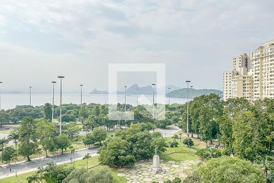 Vista - Cozinha de apartamento à venda com 2 quartos, 80m² em Flamengo, Rio de Janeiro