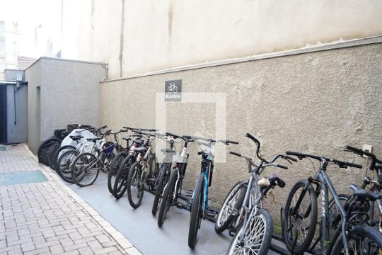 Área comum - Bicicletário de kitnet/studio à venda com 1 quarto, 28m² em Brás, São Paulo