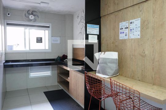 Área comum - Lavanderia de kitnet/studio à venda com 1 quarto, 28m² em Brás, São Paulo