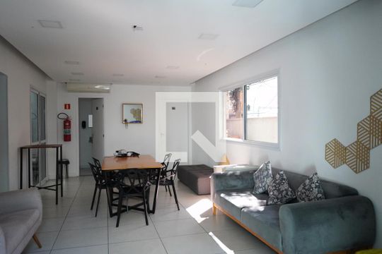 Área comum - Salão de Festas de kitnet/studio à venda com 1 quarto, 28m² em Brás, São Paulo