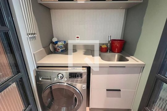Área de Serviço de apartamento à venda com 1 quarto, 50m² em Pinheiros, São Paulo