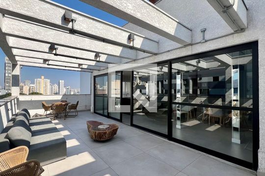 Área comum de kitnet/studio para alugar com 1 quarto, 27m² em Pinheiros, São Paulo