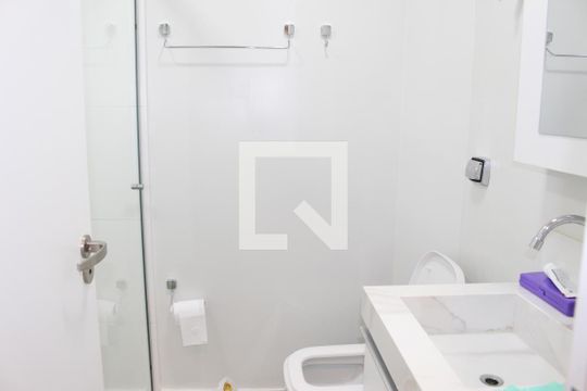 Banheiro de apartamento para alugar com 1 quarto, 45m² em Santa Cecilia, São Paulo