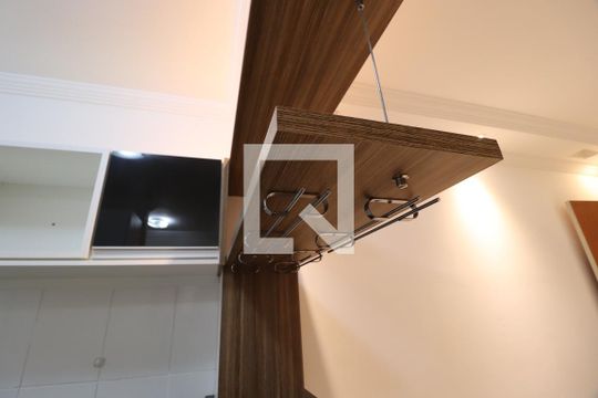 Cozinha de apartamento para alugar com 2 quartos, 45m² em Mansour, Uberlândia