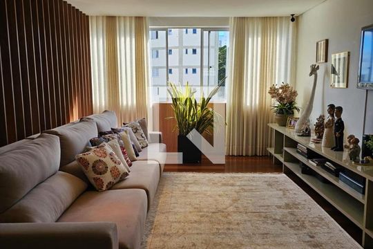 Sala 1 de apartamento à venda com 4 quartos, 305m² em Grajaú, Belo Horizonte