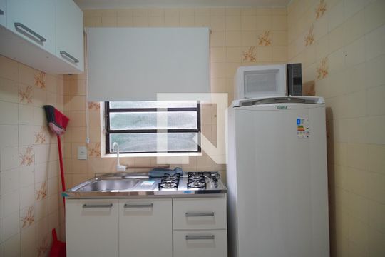 Cozinha de kitnet/studio à venda com 1 quarto, 34m² em Centro, Novo Hamburgo