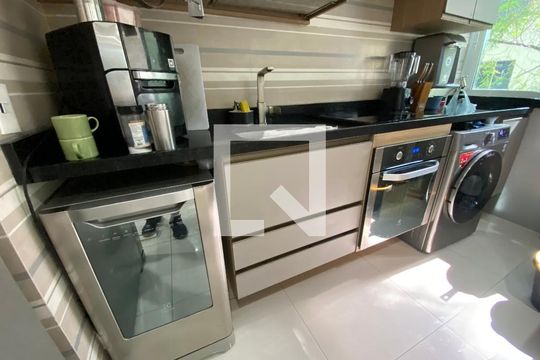 Sala - Cozinha de apartamento à venda com 3 quartos, 64m² em Jacarepaguá, Rio de Janeiro