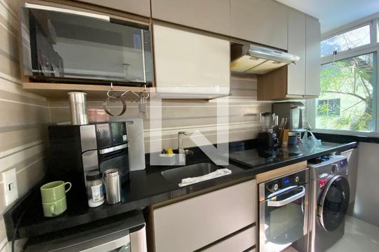 Sala - Cozinha de apartamento à venda com 3 quartos, 64m² em Jacarepaguá, Rio de Janeiro