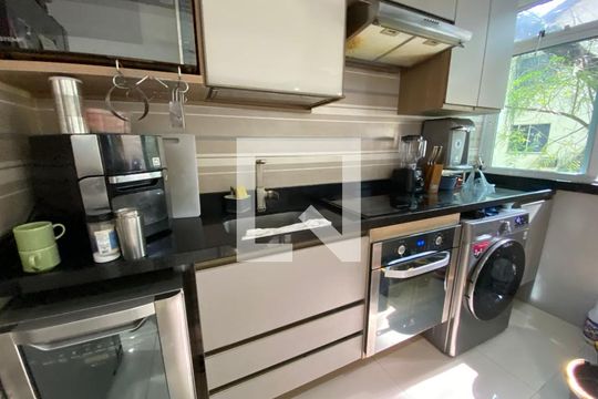 Sala - Cozinha de apartamento à venda com 3 quartos, 64m² em Jacarepaguá, Rio de Janeiro