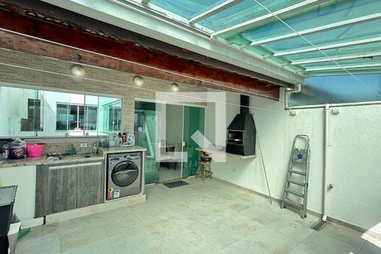 Cobertura - Área de Serviço de apartamento à venda com 2 quartos, 100m² em Vila Valparaíso, Santo André
