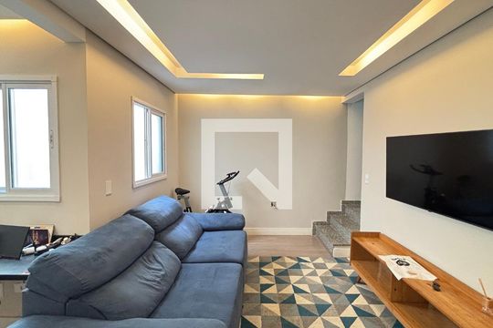 Sala - Sala de Jantar de apartamento à venda com 2 quartos, 100m² em Vila Valparaíso, Santo André