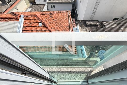 Varanda da Suíte  de apartamento à venda com 2 quartos, 100m² em Vila Valparaíso, Santo André