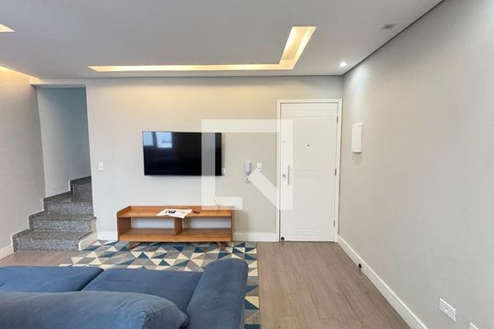 Sala - Sala de Jantar de apartamento à venda com 2 quartos, 100m² em Vila Valparaíso, Santo André