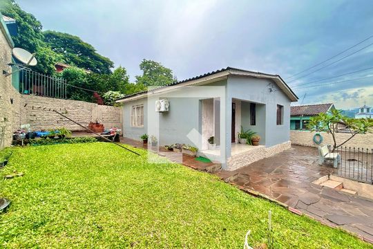 Fachada de casa à venda com 2 quartos, 88m² em Rincão, Novo Hamburgo