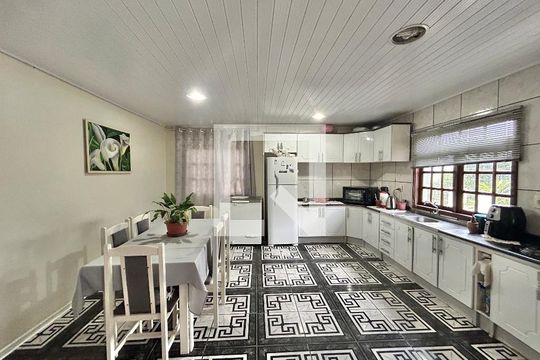Cozinha de casa à venda com 2 quartos, 88m² em Rincão, Novo Hamburgo