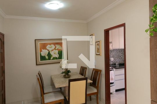 Sala de apartamento à venda com 3 quartos, 63m² em Santa Branca, Belo Horizonte