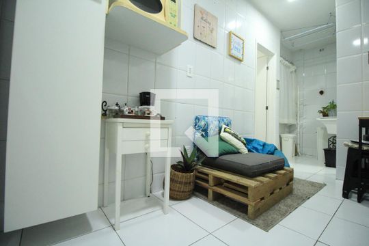 Cozinha e Área de Serviço de kitnet/studio para alugar com 1 quarto, 20m² em Federação, Salvador