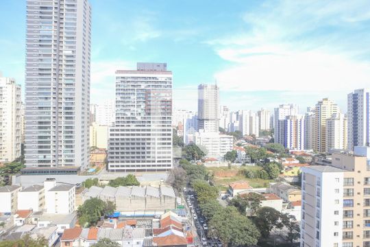 Vista do Quarto de apartamento à venda com 1 quarto, 37m² em Pompeia, São Paulo