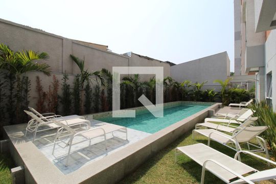 Área Comum - Piscina de apartamento para alugar com 2 quartos, 36m² em Moema, São Paulo