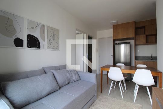 Sala de apartamento para alugar com 2 quartos, 36m² em Moema, São Paulo