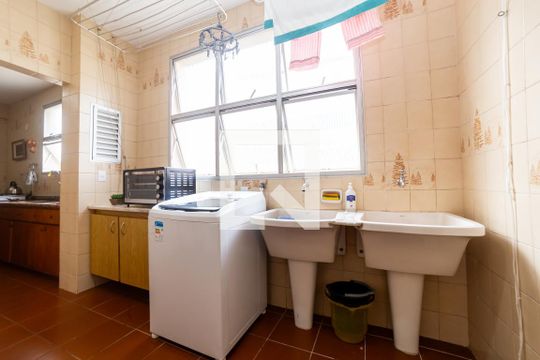 Área de Serviço de apartamento à venda com 4 quartos, 160m² em Cidade Nova, Belo Horizonte