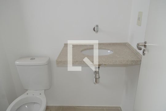 Banheiro da Suíte de apartamento à venda com 2 quartos, 54m² em Ipiranga, São Paulo