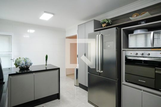 Cozinha de casa à venda com 3 quartos, 173m² em Santa Maria, São Caetano do Sul