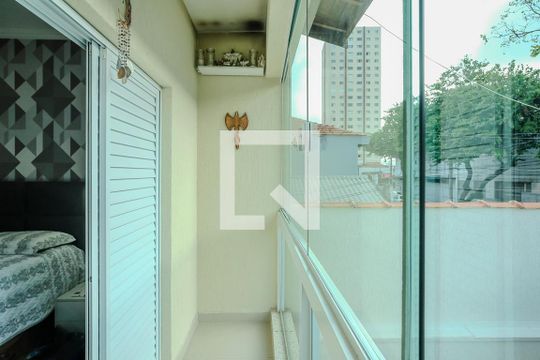 Varanda da suíte 1 de casa à venda com 3 quartos, 173m² em Santa Maria, São Caetano do Sul