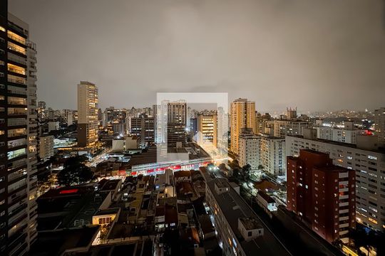 Vista do Quarto de kitnet/studio para alugar com 1 quarto, 40m² em Vila Mariana, São Paulo