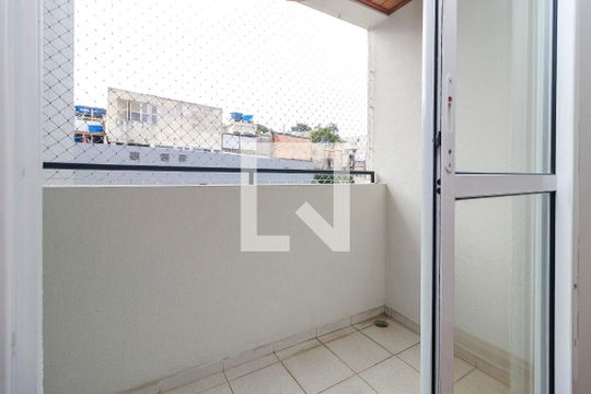 Varanda da Sala de apartamento para alugar com 2 quartos, 54m² em Vila das Belezas, São Paulo