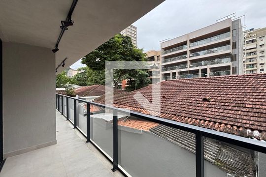 Varanda da Sala de apartamento à venda com 3 quartos, 112m² em Botafogo, Rio de Janeiro